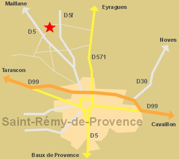 Plan saint rmy de provence